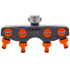 Adaptor 4 cai, cu robineti, PLUS, GT-TY304