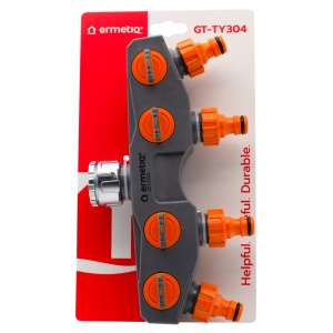 Adaptor 4 cai, cu robineti, PLUS, GT-TY304 - Img 3