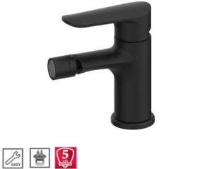 BATERIE BIDEU DELTA + NEGRU MAT