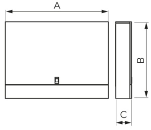 CASETA METALICA 1095X580X120 MONTAJ APARENT SZN6 - Img 2