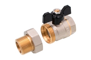 Robinet sferic tip fluture cu olandez 1/2"MF, ER-HMF12 - Img 2