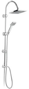 SET BARA DUS FIX CU PARA DUS MOBILA SQUERTO CROM NP22
