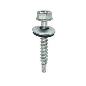 Surub autoforant + saiba epdm zincat 4,8x19mm-100buc/pg