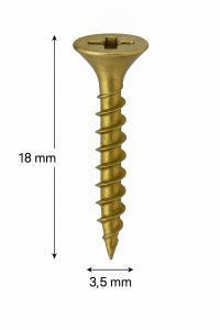 SURUB PAL SI LEMN CAP INECAT 3,5 X 18MM (1000 BUC)