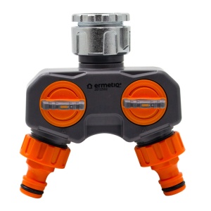 Adaptor dublu, cu robineti, PLUS, GT-TY302 - Img 2