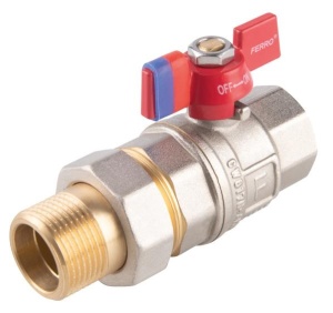 ROBINET DE TRECERE CU BILA TIP FLUTURE 1/2" FI-FE KFPS1 X10