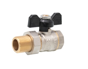 Robinet sferic tip fluture cu olandez 1"MF, ER-HMF11