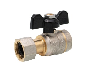 Robinet sferic tip fluture cu olandez 1"FF, ER-HFF11