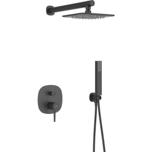 BATERIE INGROPATA CU SET DE DUS POLA NEGRU MAT