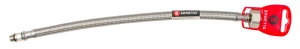 Racord mono ranforsat cu inox 30cm+17mm 1/2"F