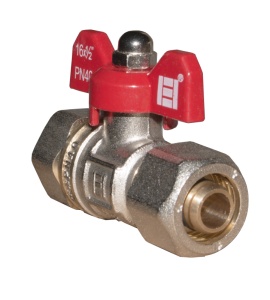 Robinet fluture pentru pexal 16*1/2" FI, RB-D1612F - Img 3