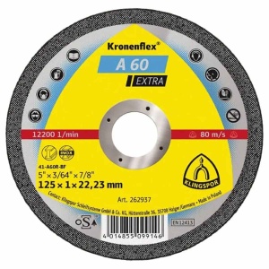 Disc debitare inox/otel A60 EXT 125x1