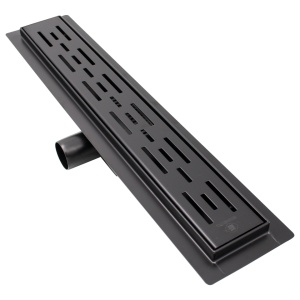 Rigola din inox CLASSIC NEGRU 600x70 - Img 3