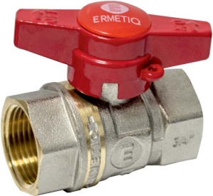Robinet sfera tip fluture 1/2"FF, ER-DFF12
