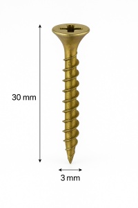 SURUB PAL SI LEMN CAP INECAT 3 X 30MM (1000 BUC)