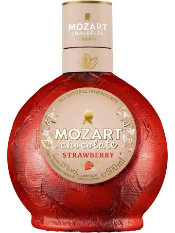 Mozart Strawberry White Chocolate Cream 0.5L