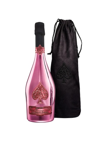 Armand De Brignac Sampanie Brut Rose Velvet Bag 0.75L - Img 3