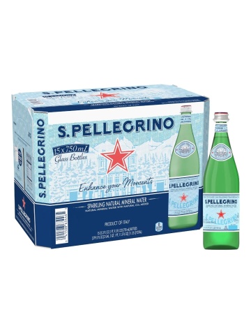San Pellegrino Apa Minerala Naturala Carbogazoasa 15 x 0.75L - Img 3