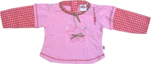 Bluza bebe fete, maneca lunga, Primii Pasi, BG309, 12luni