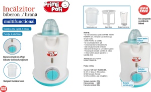 Incalzitor electric ultra-rapid pt biberon; functie sterilizare biberon si tetina. Pentru toate marimile de biberoane, contine recipient pt incalzit hrana, suport biberon si recipient masurare apa - Img 2