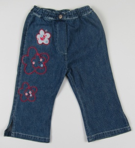 Pantaloni jeans fete, S4582, Primii Pasi, 18L, albastru