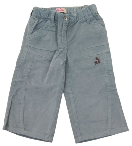 Pantaloni reiat fete SAM206540 kaki 3 ani - Img 3