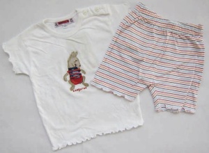 Set pantaloni si tricou bebe SAM103562 12luni