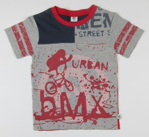 Tricou baieti, 4045, Primii Pasi, 10 ani, gri