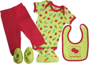 Set cadou bebe 5 piese, PP14535ML, galben, Primii Pasi, 52 - 62 cm