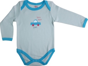 Body bebe, maneca lunga, Primii Pasi, PP1460ML, 0-3L, Gri - Img 2