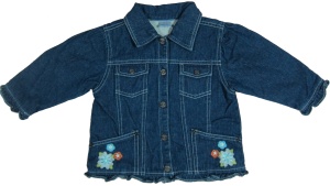 Jacheta jeans captusita fete, Primii Pasi, S4041, 18L, albastru