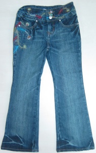 Pantaloni jeans fete, SAM206331, 10 ani