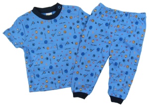 Pijama baieti, Primii Pasi, S20191 albastru 12-18luni