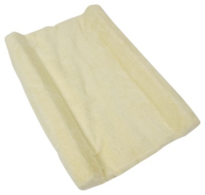 Saltea infasat bebelusi 70x45mm, Primii Pasi, husa detasabila si lavabila din prosop bumbac, SIBHD01-galben