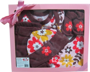 Set cadou bebe 5 piese, Primii Pasi, 0-6L