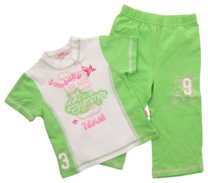 Set trening fete maneca scurta SAM105386 roz 12 luni - Img 2