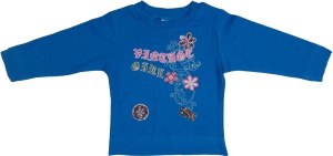 Bluza bebe fete, maneca lunga, albastru, Primii Pasi, S26251 12-18luni