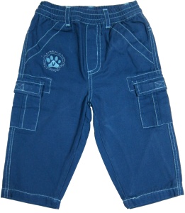 Pantaloni bebe baieti, Primii Pasi, S22213, albastru, 12-18luni