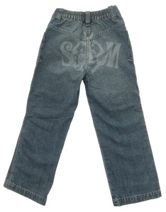 Pantaloni jeans fete SAM105474 bleu 2 ani - Img 2