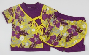 Set tricou si fusta, S29048, Primii Pasi, mov, 2 ani