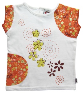 Tricou fete, Primii Pasi, PPFL01L, 3 ani, alb