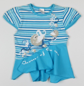 Tricou fete, S29059, Primii Pasi, 2 ani, bleu