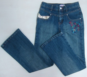 Pantaloni jeans fete SAM206384 12 ani