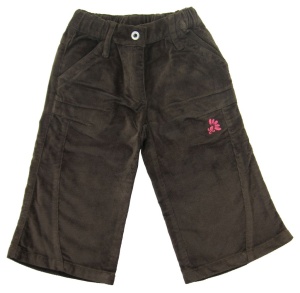 Pantaloni reiat fete SAM206540 kaki 3 ani