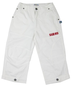 Pantaloni 3/4 fete SAM106856 galben 10 ani - Img 2