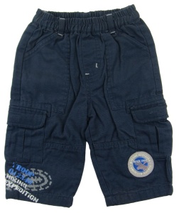 Pantaloni bebe baiat, Primii Pasi,S26282,albastru inchis, 12-18 luni