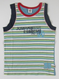 Tricou fara maneca baieti, 4034, Primii Pasi, 12 ani, gri - Img 2