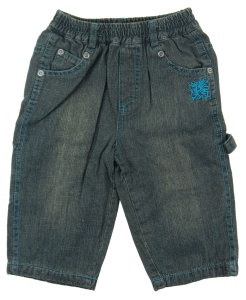 Jeans baiat, Primii Pasi, S26402, albastru, 12-18luni