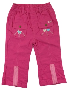 Pantaloni captusiti fete, Primii Pasi, S23302, maro, 12-18luni - Img 2