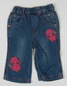 Pantaloni jeans fete, S22282, Primii Pasi, 6-12L
